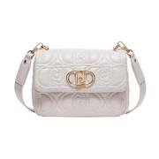 Liu Jo Stilren Crossbody Väska Beige, Dam