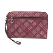 Bottega Veneta Vintage Pre-owned Laeder kuvertvskor Pink, Dam