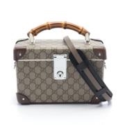 Gucci Vintage Pre-owned Laeder gucci-vskor Beige, Dam