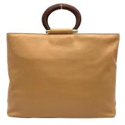 Celine Vintage Pre-owned Laeder totevskor Beige, Dam