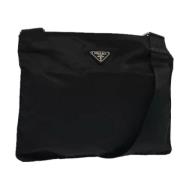 Prada Vintage Pre-owned Canvas prada-vskor Black, Dam