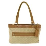 Louis Vuitton Vintage Pre-owned Canvas totevskor Beige, Dam