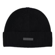 Fear Of God Svart Beanie Mössa Black, Herr