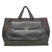 Bottega Veneta Vintage Pre-owned Laeder totevskor Brown, Dam