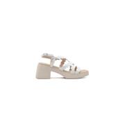 Wonders Korsade Remmar Casual Sandal Beige, Dam