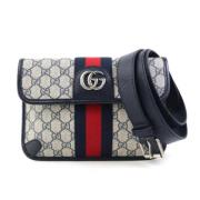 Gucci Vintage Pre-owned Tyg gucci-vskor Blue, Dam