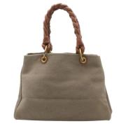 Bottega Veneta Vintage Pre-owned Tyg axelremsvskor Gray, Dam