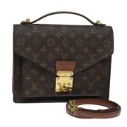 Louis Vuitton Vintage Pre-owned Canvas louis-vuitton-vskor Brown, Dam