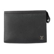 Louis Vuitton Vintage Pre-owned Laeder kuvertvskor Black, Dam