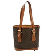 Celine Vintage Pre-owned Canvas totevskor Brown, Dam