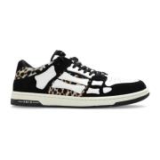 Amiri Sneakers Leopard Skel Top Multicolor, Herr