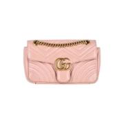 Gucci Vintage Pre-owned Laeder crossbodyvskor Pink, Dam