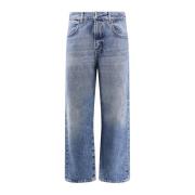 Givenchy Denim jeans med metall 4G detalj Blue, Herr