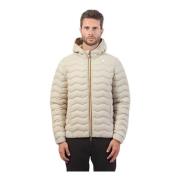 K-Way Beige Vattenavvisande Jacka Beige, Herr