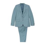 Paul Smith Blått Ull-Kashmir Kostymset Blue, Herr