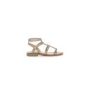 ASH Sportig Lädersandal - Precious Skin Beige, Dam