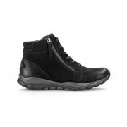 Gabor Svarta Nubuck Högtoppsneakers Black, Dam