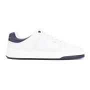 Saint Laurent Låg Topp Sneakers White, Herr