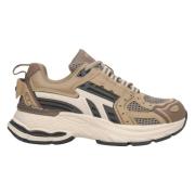 Estro Kvinnors Beige Sneakers Tillverkade av Blandade Material med And...