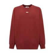 Autry Bicolor Sweatshirt Man Kläder Syrah Red, Herr