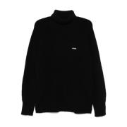 Rotate Birger Christensen Svart Turtleneck Tröja Black, Dam