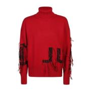 Just Cavalli Röd Sweatshirt för Kvinnor Aw24 Red, Dam