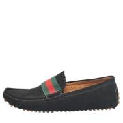 Gucci Vintage Pre-owned Mocka lgskor Black, Herr