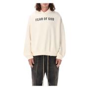 Fear Of God Krämstickad Overlapped Hoodie Aw24 Beige, Herr