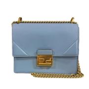 Fendi Vintage Pre-owned Laeder fendi-vskor Blue, Dam