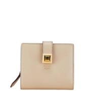 Fendi Vintage Pre-owned Laeder plnbcker Beige, Dam