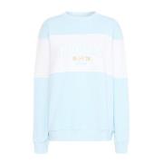 Ball Blå Sweatshirt med Broderat Logotyp Blue, Dam