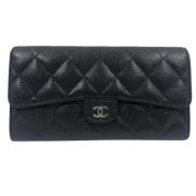 Chanel Vintage Pre-owned Laeder plnbcker Black, Dam