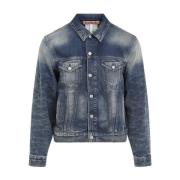 Acne Studios Mid Blue Denim Jacket Blue, Herr