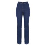 Kocca Slim Fit Straight Leg Denim Jeans Blue, Dam