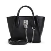 Ermanno Scervino Svart Mini Shoppingväska Black, Dam