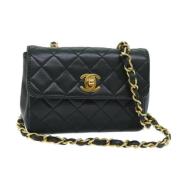 Chanel Vintage Pre-owned Laeder chanel-vskor Black, Dam