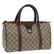 Gucci Vintage Pre-owned Canvas resvskor Beige, Dam