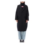 MM6 Maison Margiela Svart Kokongrock Ytterkläder Damkläder Black, Dam