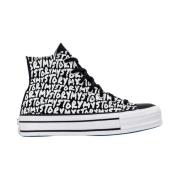 Converse Canvas Double Stack Lift Sneakers Multicolor, Dam