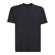 Tom Ford Svart T-shirt med rund hals Black, Herr