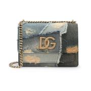 Dolce & Gabbana Stilren Crossbody-väska Blue, Dam