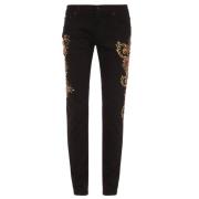 Dolce & Gabbana Slim Fit Denim Jeans Black, Herr