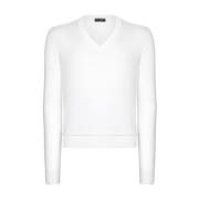 Dolce & Gabbana Stilren Sweater Gxy07Tjbsimw0800 White, Herr