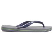 Havaianas Brasil Logo Flip Flops Grå Gray, Dam