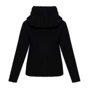 Alexander McQueen Ull Turtleneck Black, Dam