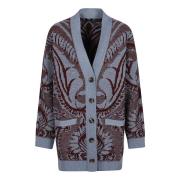 Etro Stiligt Stickad Kofta för Kvinnor Multicolor, Dam