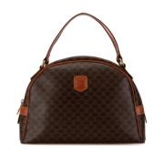 Celine Vintage Pre-owned Tyg handvskor Brown, Dam