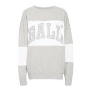 Ball Grå Sweatshirt med Cool Fronttryck Gray, Dam