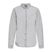 AllSaints Denim skjorta Gleason Gray, Herr