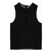 Ami Paris Stilren Tanktop för Kvinnor Black, Dam